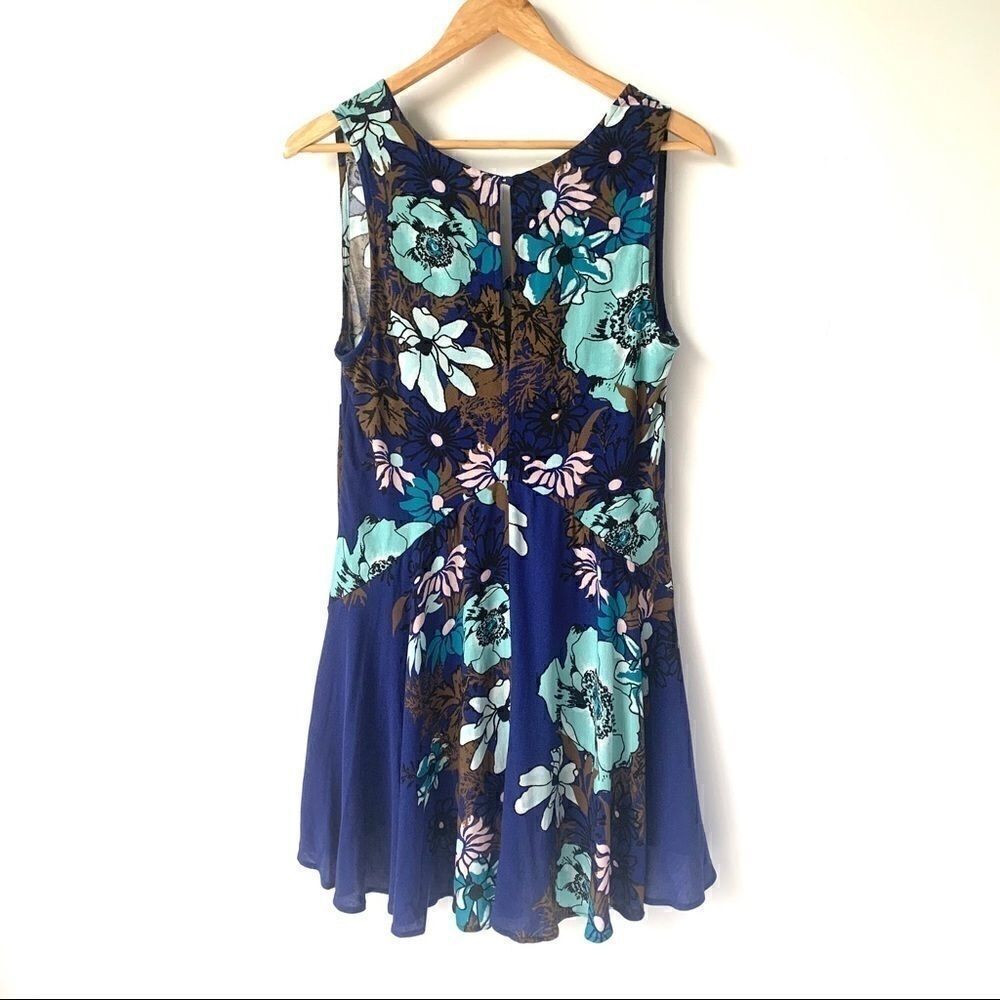 FREE PEOPLE FLORAL SWING DRESS TUNIC - Picture 5 of 8